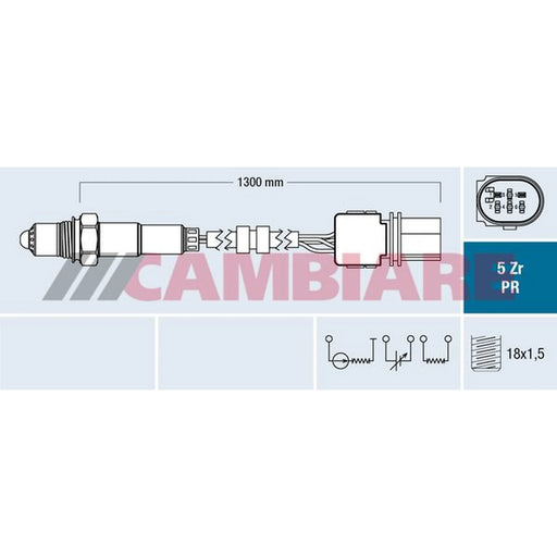 Cambiare O2 Lambda Oxygen Sensor after catalytic converter VE381906