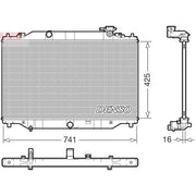 Denso Engine Radiator fits Mazda CX-5 2017-2022 2.0 2.5
