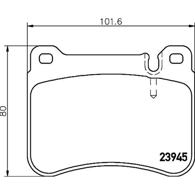Mintex Front Brake Pad Set MDB2775