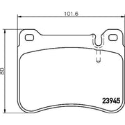 Mintex Front Brake Pad Set MDB2775