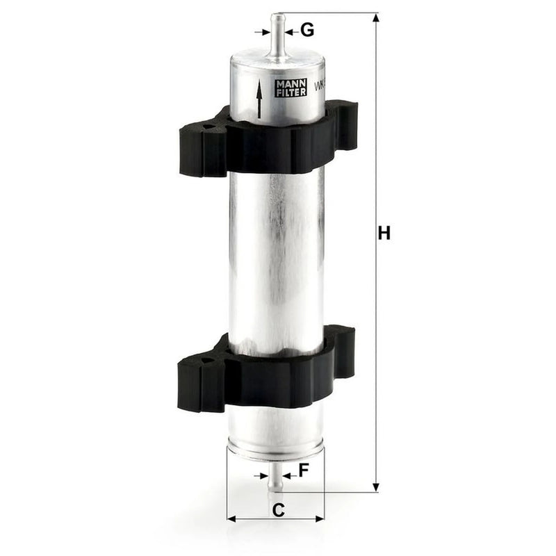 MANN-FILTER Fuel Filter Element WK 521/2