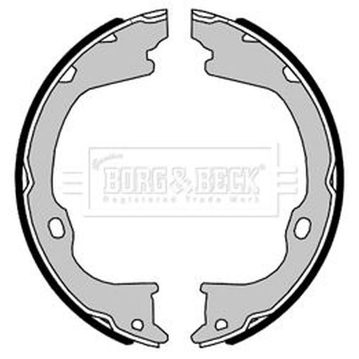 Borg & Beck Parking Brake Shoe Set BBS6489