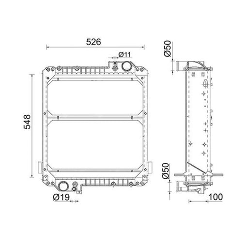 Mahle Engine Radiator CR 2409 000P