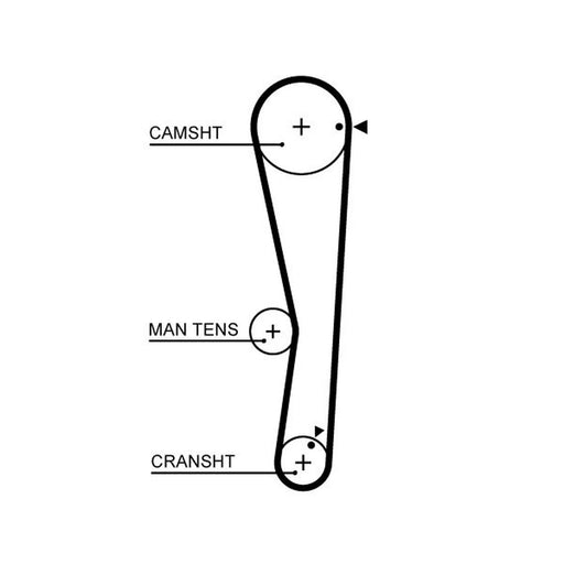 Gates Timing Belt Kit with Rollers K015687XS