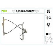 Valeo Electric Window Regulator Lifter Right Front 851077