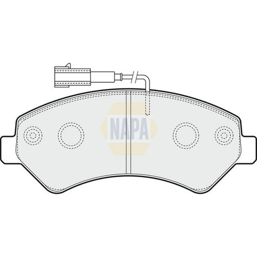 NAPA Front Brake Pad Set NBP1028