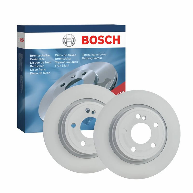 Bosch 2 x Solid Rear Brake Discs 0986479A04-x2