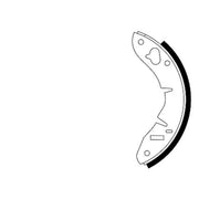 Textar Brake Shoe Set Axle Kit 91005700