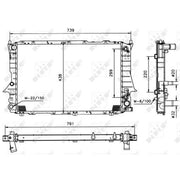 NRF Engine Radiator 51319