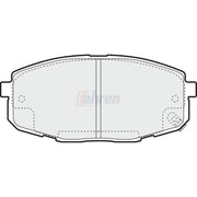 Fahren Front Brake Pad Set fits Kia Carens I 2000-2007 1.6 1.8 2.0