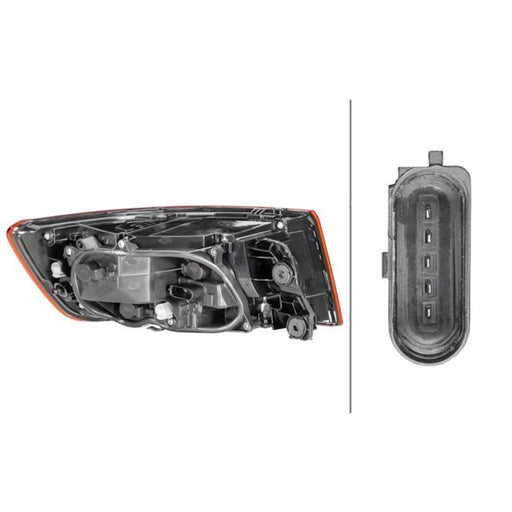 Hella Tail Light / Lamp W16W Right 2SK 012 248-061