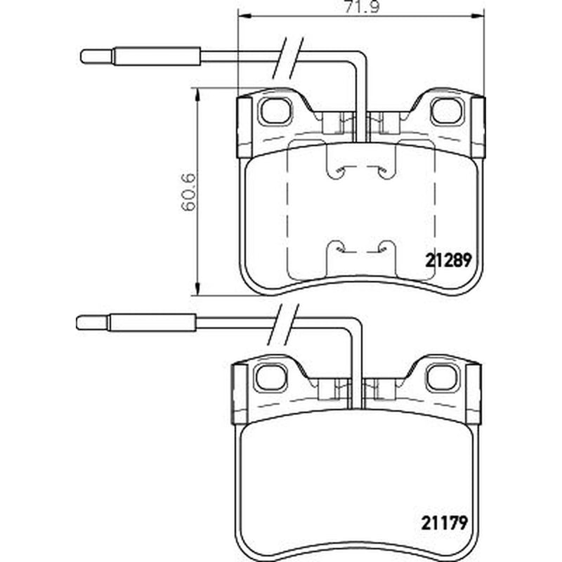 Mintex Front Brake Pad Set MDB1483