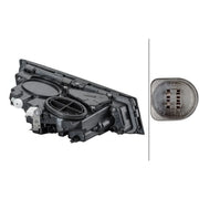 Hella Front Left Fog Light H3 1NL 010 477-131