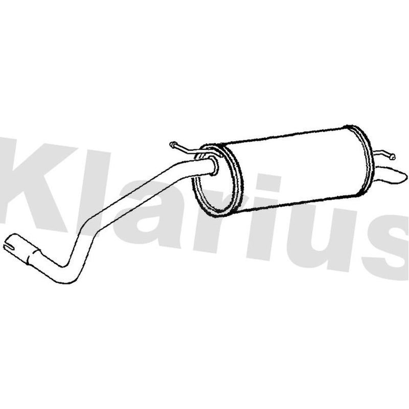 Klarius Box With Tail Pipe Rear SK51Q