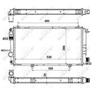NRF Engine Radiator 58957A