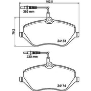 Mintex Front Brake Pad Set MDB2700