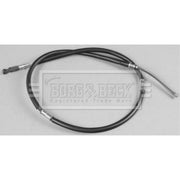 Borg & Beck Handbrake Cable Left Rear BKB2412