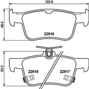 Mintex Brake Pad Set MDB4276