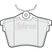 Fahren Rear Brake Pad Set fits Citroën C5 III 2008-2017 1.6 1.8 2.0 2.2 2.7 3.0
