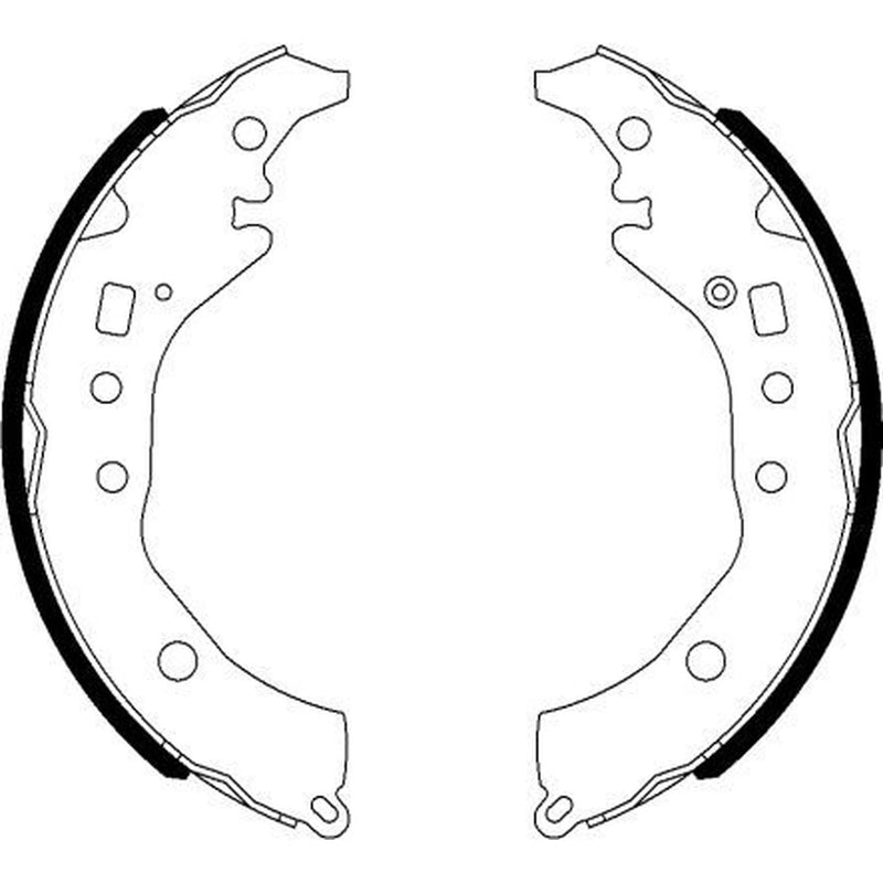 Textar Brake Shoe Set Axle Kit 91076900
