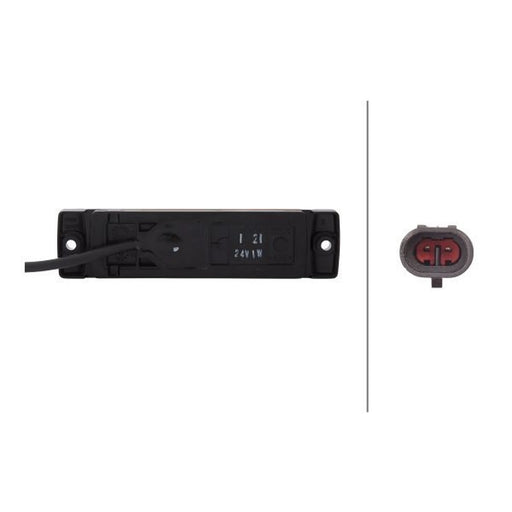 Hella Side Marker Light Wide High 2PS 008 645-891