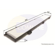 Comline Cabin Air Filter (Pollen Filter) EKF107