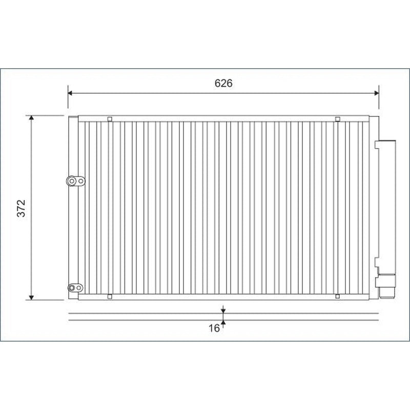 Valeo Air Conditioning Condenser 812880