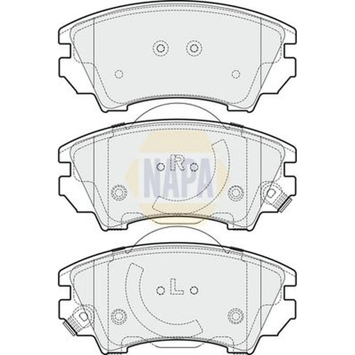 NAPA Front Brake Pad Set NBP1192