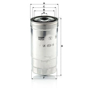 MANN-FILTER Fuel Filter Element WK 853/14