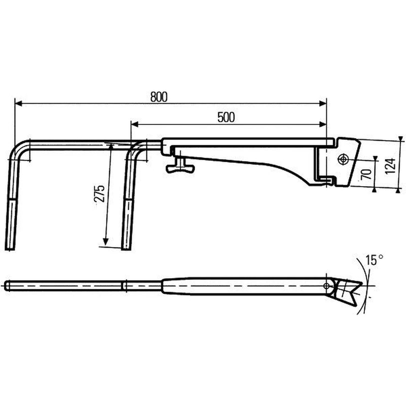 Hella Exterior Mirror Holder Right 8HG 501 257-042