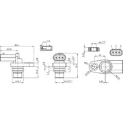 Bosch Camshaft Position Sensor 0 232 103 099