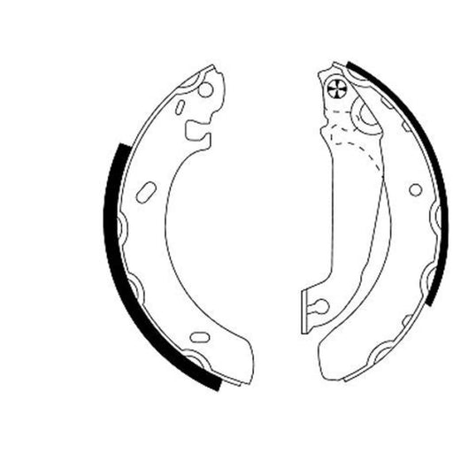 Mintex Brake Shoe Set Axle Kit MFR284