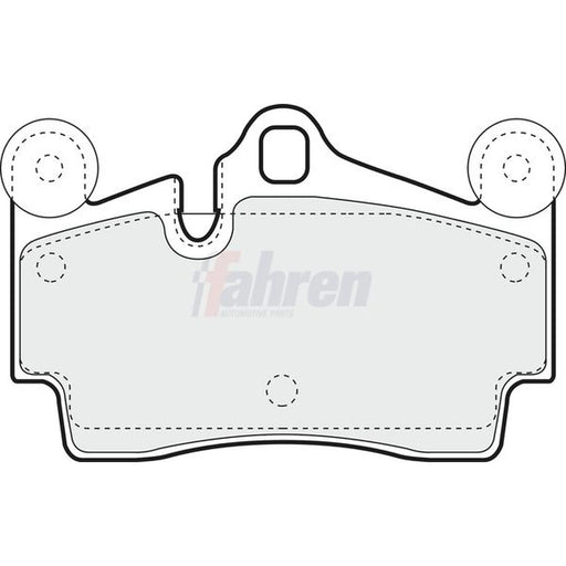 Fahren Rear Brake Pad Set fits Audi Q7 2006-2015 3.0 3.6 4.2