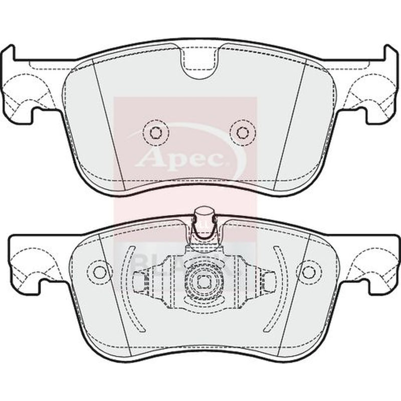 Apec Front Brake Pad Set PAD2003B