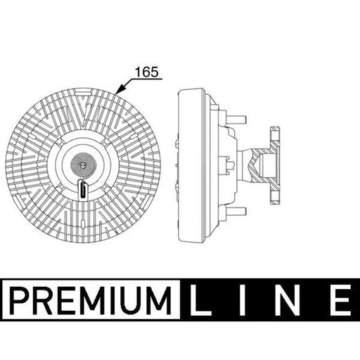 Mahle Radiator Fan Clutch CFC 258 000P