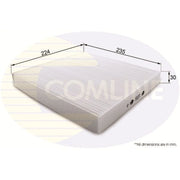 Comline Cabin Air Filter (Pollen Filter) EKF209