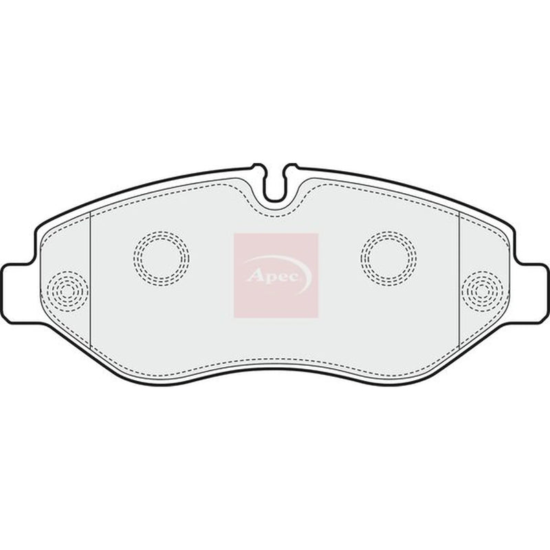 Apec Front Brake Pad Set PAD1597