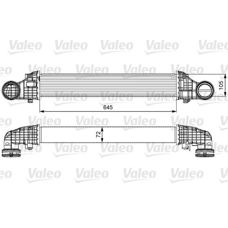 Valeo Intercooler (Charge Air Cooler) 818606
