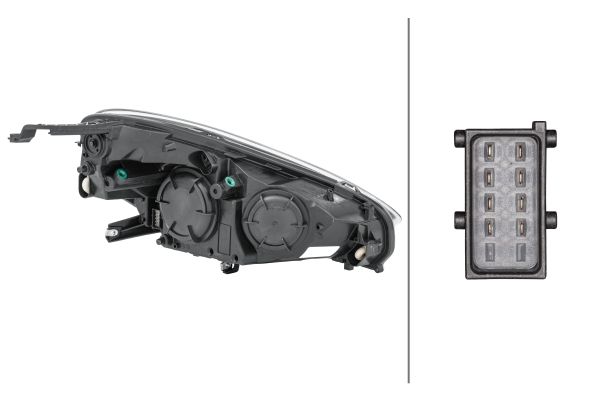 Hella Headlight Headlamp 1LH 354 811-081