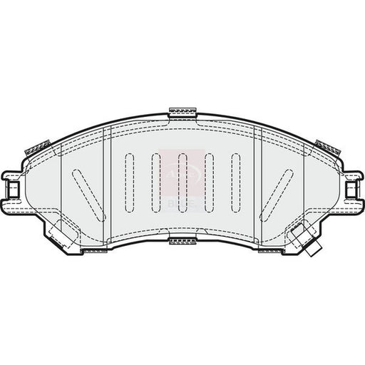 Apec Front Brake Pad Set PD3755