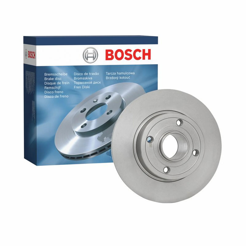 Bosch 2 x Solid Rear Brake Discs 0986479007-x2