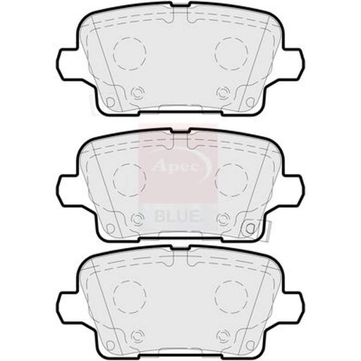 Apec Rear Brake Pad Set PD3921