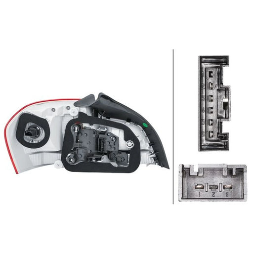 Hella Tail Light / Lamp W16W Right 2VP 010 756-201
