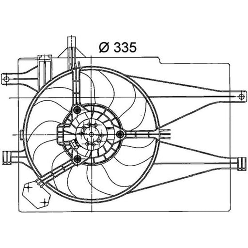 Mahle Engine Cooling Fan CFF 204 000P