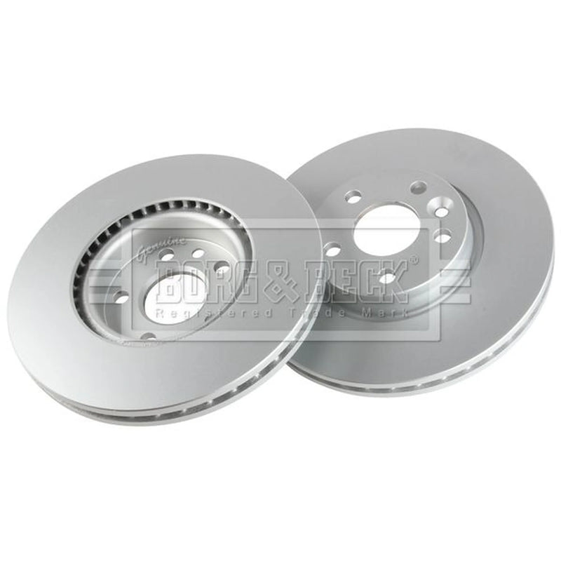 Borg & Beck 2 x Vented Front Brake Discs BBD4567-x2