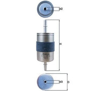 Mahle Fuel Filter Element KL 1055