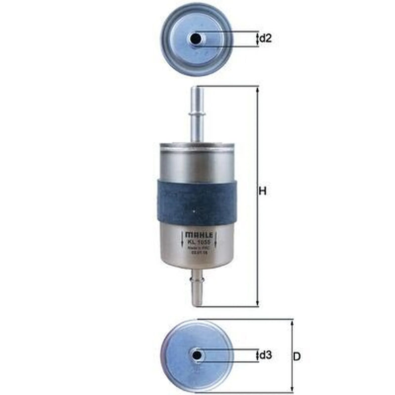 Mahle Fuel Filter Element KL 1055