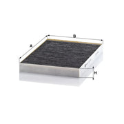 MANN-FILTER Cabin Air Filter (Pollen Filter) Eng.compart. pas CUK 3137