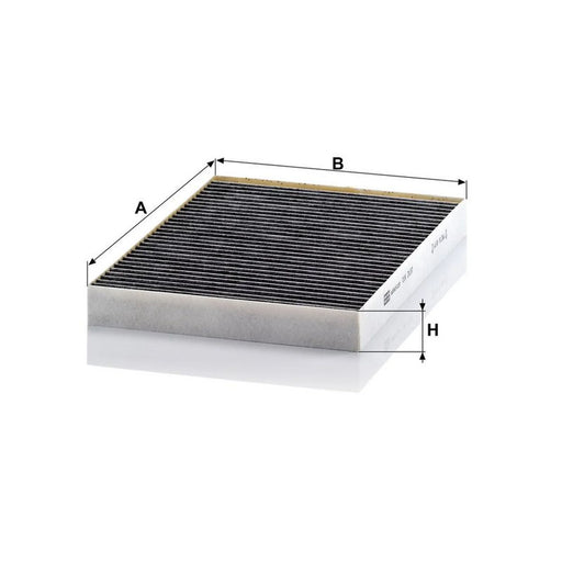 MANN-FILTER Cabin Air Filter (Pollen Filter) Eng.compart. pas CUK 3137