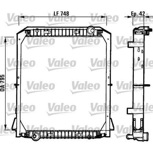 Valeo Engine Radiator 730258